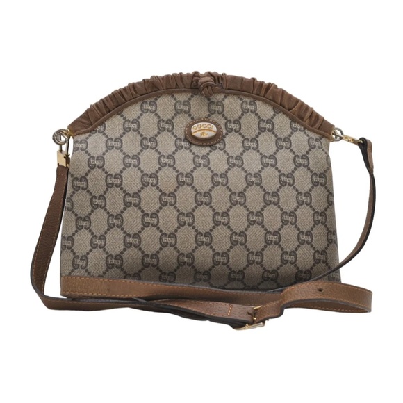 Authentic Brown GUCCI GG Plus Shoulder Crossbody Bag - Picture 3 of 17